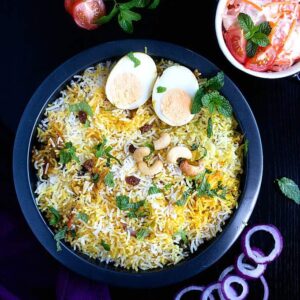 Egg biriyani