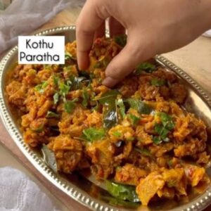 Chicken kothu porotta